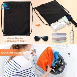 Versatile Large Drawstring Backpack with Custom Logo Options