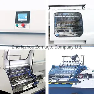 Semi-Automatic PLC System Book Binding Machine Books Sewing Machine