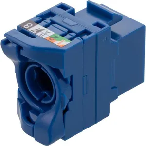 CAT6A RJ45 Ethernet Network Structured Cabling Module Keystone Jack