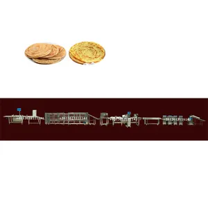 Automatic Frozen Paratha Dough Ball Making Machine Full Production Line Including Pressing Filming Cutting Stacking High Quality