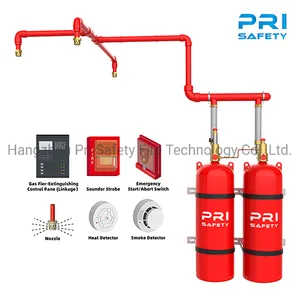 Server Room FM 200 Fire Protection System