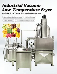 High Efficiency Precise Temperature Control Vacuum Frying Machine with Water Cooling System