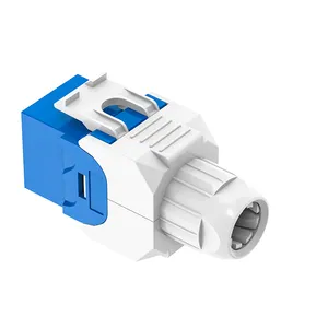 Network Cat5e CAT6 CAT6A Unshielded Keystone Jack RJ45 Thread Nut Modular Connector