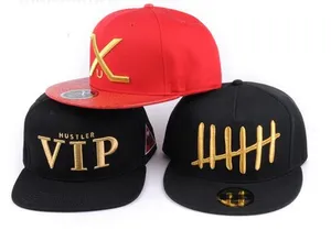 3D Gold Thread Embroidery Snapback Cap