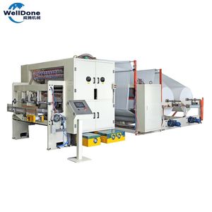 Welldone Automated Tissue Paper Making Machine Multi-Function Facial Tissue Converting Line