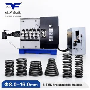 Large Diameter Steel Coil Compression Spring Big Spring Making Machine