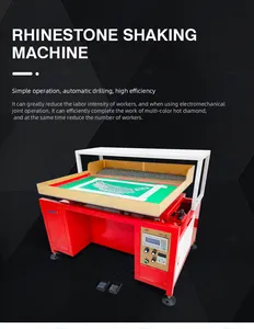 Wholesale Template Hot Fix Brush Rhinestone Machine Rhinestone Brushing Machine Automatic Rhinestone Shaking Setting Machine