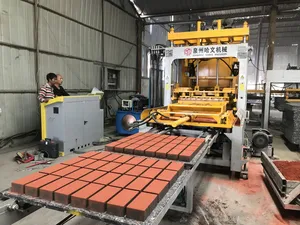 Pentagonal Permeable Colorful Paving Brick Making Machine