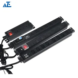 1u 19" Rackmount LCD Console with Integrated 8 Port Cat5 IP Kvm Switch-Rmcon1908ci
