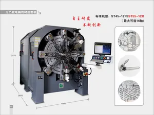 Small Angle Rectangle Wire Bending Spring Forming Machine