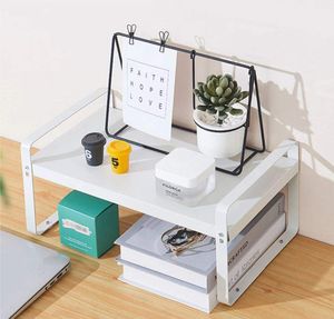 Modern Metal Retractable Tabletop Display Racks Spice Rack