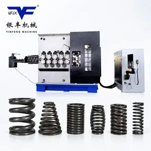 Large Diameter Steel Coil Compression Spring Big Spring Making Machine