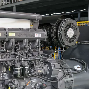 2000kw Automatic Gas Generators with Remote Monitoring & Heating System