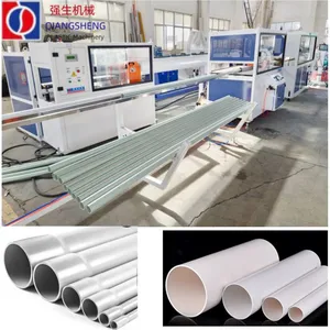 Plastic UPVC CPVC Opvc Pipe Making Manufacturing Machine PVC Water Pipe Production Line Extrusion Line PVC Supply Water Pipe Extrusion Machine