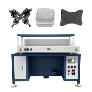 Automatic Rhinestone Shaking Machine Hotfix Rhinestone Template Brushing Machine Supplier