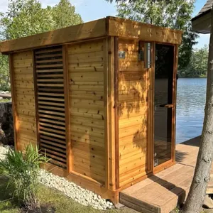 Premium Customizable Outdoor Sauna with Computer Control System
