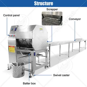 High Performance Semi Automatic Mini Rice Paper Egg Spring Rolling Wrapper Wrap Kulit Lumpia Samosa Pastry Sheet Making Machine