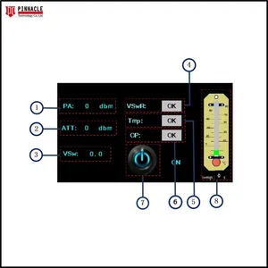 Solid State High Power Amplifier/PA Module/RF Amplifier Module 1000-2000MHz with Rack Mounted