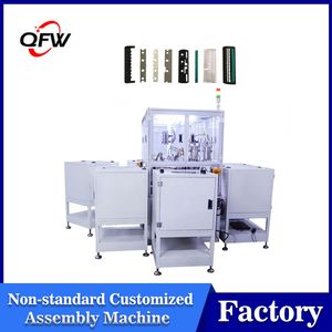 Qfw Automatic Twin Blades Shaving Razor Assembly Machine Linear Type Razor Assembling Machine Production Line