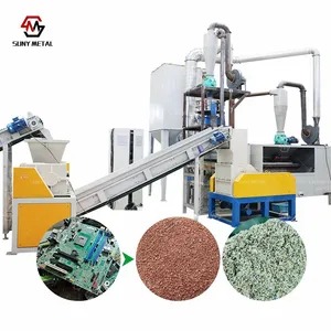 Scrap Computer Boards TV Boards Cellphone Boards Electronic Components PCB Recycling Machine Gold Recovery Machine