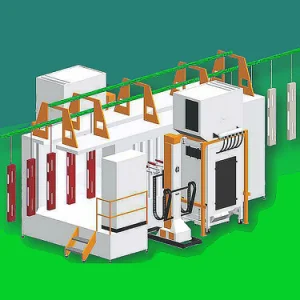 Advanced PLC Control Electric Control System for Painting Line