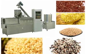 Automatic Nutritional Rice Processing Line Puffed Rice Cereal Making Machine