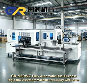 Fully Automatic Integrated Box Assembly Machine for Rigid Book-Style Box