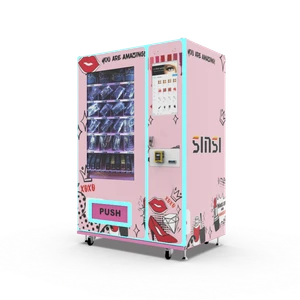 Modern Vending Machine with Touchscreen Display and Cloud Management System