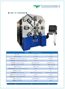 1.4-5mm Automatic CNC Camless Spring Forming Machine, CNC Zigzag Spring Making Machine