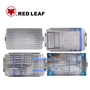 Comprehensive Mini Plating System Set Instruments for 1.5 mm & 2.0 mm Screw Systems, Including Retractor & Bone Rongeurs