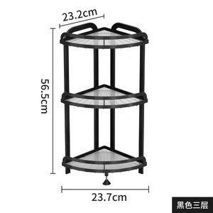 Kitchen Racks Triangle Metal Spice Rack Punch-Free Corner Storage Rack