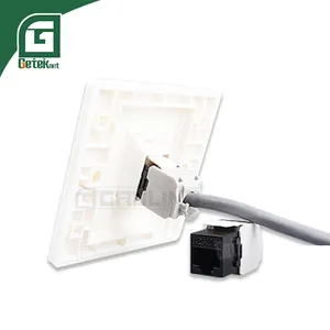 Geteknet OEM ODM Rj11 Telephone Module Cat3 Voice Module Screw Type Gold Plated 4-Core Class III Information Phone Module Keystone Jack