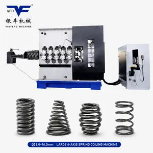 Large Diameter Steel Coil Compression Spring Big Spring Making Machine