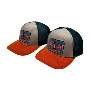 Customizable 6 Panel Colorful Mesh Trucker Hat with Rope