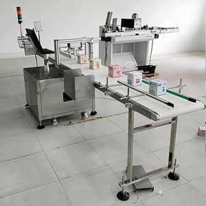 High-Speed Qr Code Scanner Machine with Automatic Conveyor Sorting and Rejection System