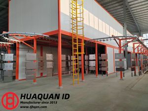 Industrial Automatic Powder Coating Line Powder Coating Equipment Powder Spray Paint Booth Production System