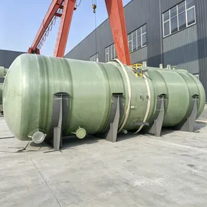 FRP Storage Tank Matching Automatic PLC Control System for Smart Factory Material Storage