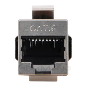 CAT6 RJ45 STP Straight Through Keystone Jack Module Shielded Ethernet Network Connector