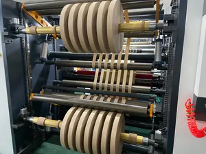 Human-Computer Interface Slitting Rewinding Machine That Adopts Auto Loading System and Equipped with Web Guiding System
