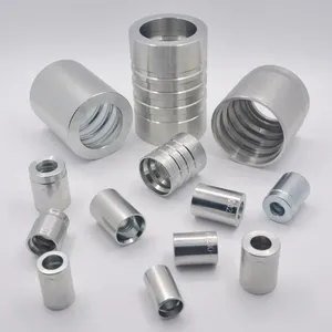Jic Orfs Bsp Metric Reusable Adapter Assembly Ferrule for R1 R2 1sn 2sn 4sh R13 R15 R17 Hydraulic Hose Crimping