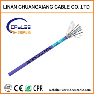 Copper Communication Cable FTP/SFTP Shield CAT6 Data LAN Cable Computer Wire Network Security System
