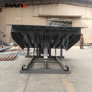 Mechanical Spring Dock Ramp Manual Push Ramp for Truck Dock Loading Bay