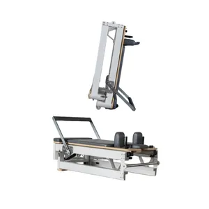 Compact Pilates Reformer for Home Use with Foldable Design