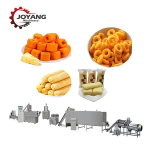 Continuous Core Filling Puffed Rice Snack Food Processing Machine