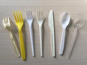Automatic Horizontal PP PS Plastic Tableware Spoon Injection Molding Machine