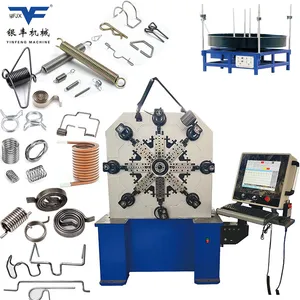 Steel Wire: &phi;1.5-4.5mm Clamp Spring Pressing Machine Wire Strand Spring Forming Machine Double Coil Wire Forming Machine