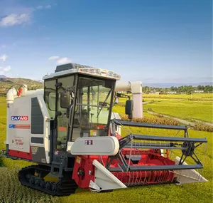 Compact Rice Harvester Machine with Great Performance and Reliability