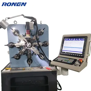 360 Rotary Function Large Diameter Spring CNC Spring Coiling Bending Making Machine