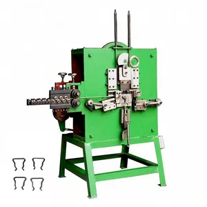 Automatic U Shape Lock Pin Clothes spring Clip Making Wire Forming Machine