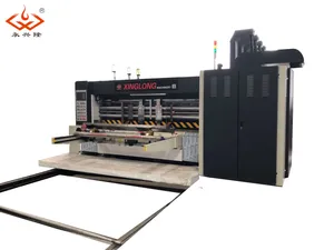 Customized High Speed Box Printing Machine Printer Die Cutter Fold Gluing Machine